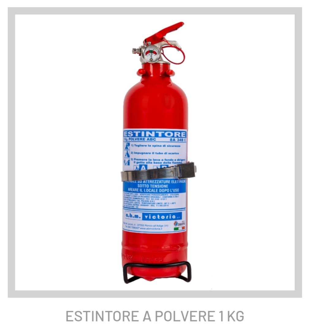 ESTINTORE A POLVERE 1 KG