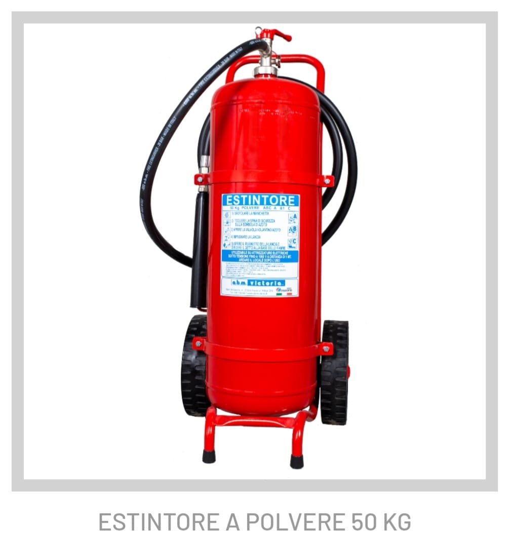 ESTINTORE A POLVERE 50 KG