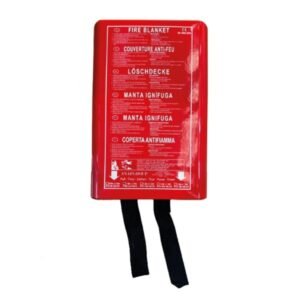 Coperta antincendio anaf 90x120 cm in fibra di vetro custodia rigida